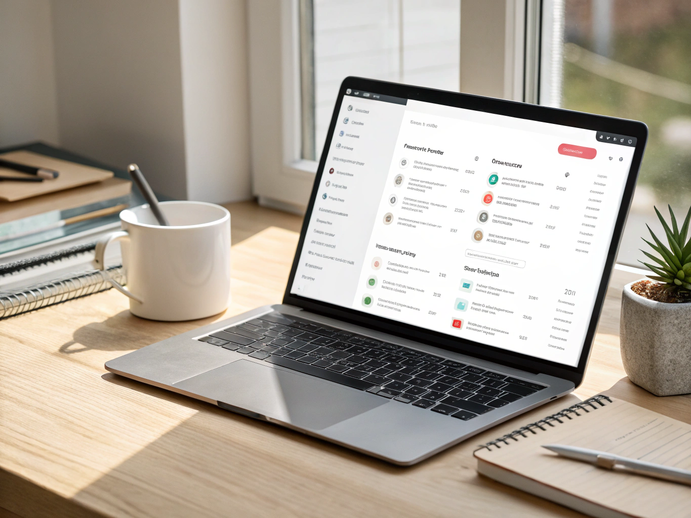 Virtual mailbox dashboard showing scanned envelopes and forwarding controls